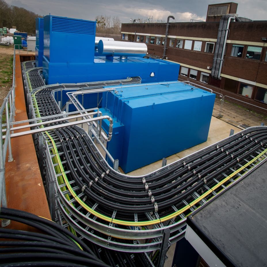 Ellis Patents Cable Cleats in use